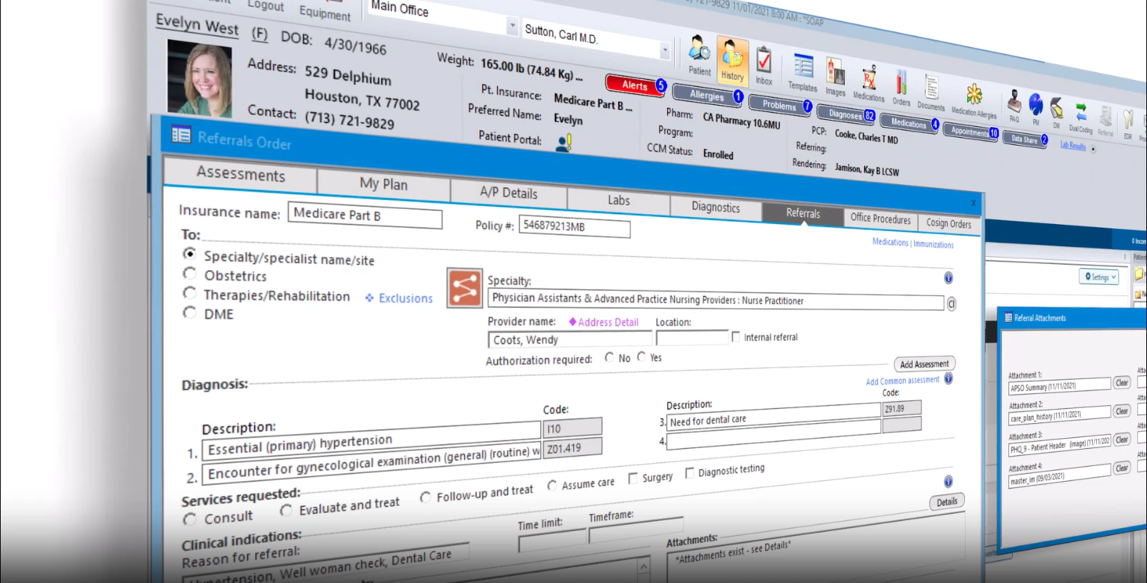 screenshot of NextGen Behavioral Health Suite